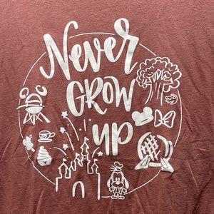 Disney - Never Grow Up Tshirt